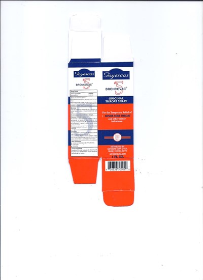 Carton (Broncovac 5 Throat Spray 1 Oz. Carton 001)